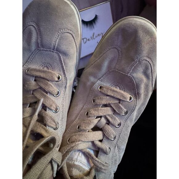 Authentic prada tan suede platform trainers sneakers 40 - Picture 13 of 13